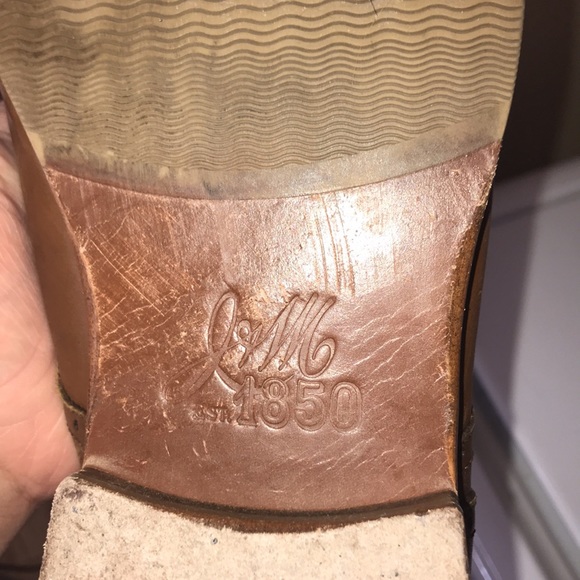 J & M Est. 1850 Conard Cap Toe Oxford Brown Wingtips Size 10.5 - Picture 5 of 15